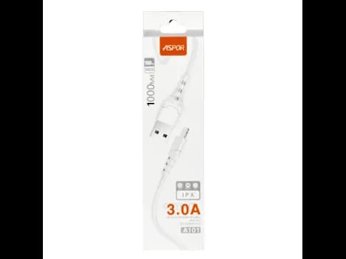 Aspor A101 1M 3.0A Quick Charge & Data Cable for Lightning (2)