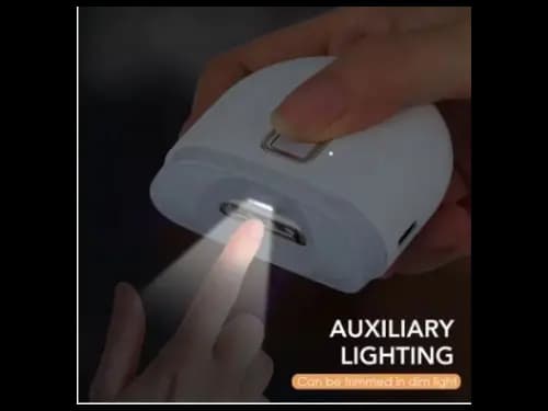 Electric Automatic Nail Clipper Manicure Nail Trimmer -  Finger Toe Scissors Pedicure Thick Nails Cutter Sharpener (5)