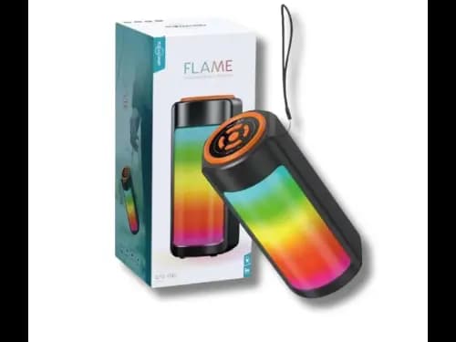 Flame Light Portable Speaker - Black