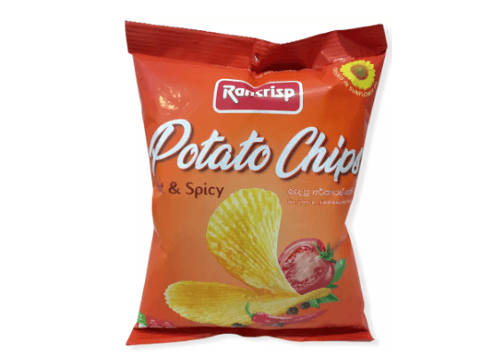 Rancrisp Potato Chips – Hot & Spicy