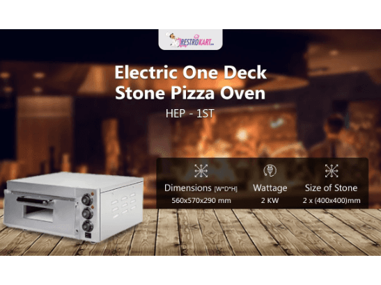 Electric One Deck Stone Pizza Oven HEP-1ST (4)