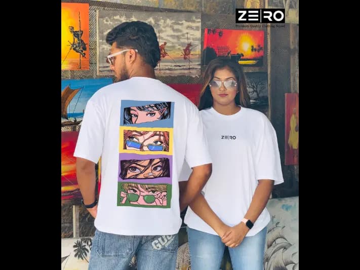 Printed Men's Comfortable High Quality Oversized Baggy Short Sleeve T-Shirts