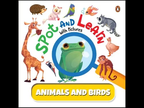 Spot and Learn with Pictures Animals & Birds - 9789815127492