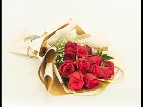 12 Red Roses Bouquet - MF255