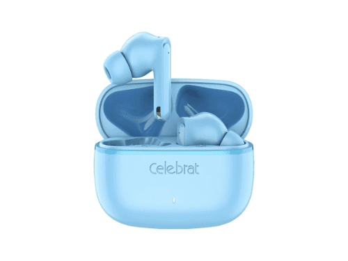 Celebrat WD03 Earbuds - Black / Blue (2)