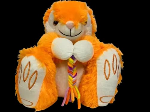 Cute Plush Toy - Orange / Pink