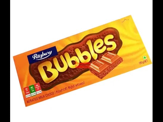 Ritzbury Bubbles Aerated Milk Choco