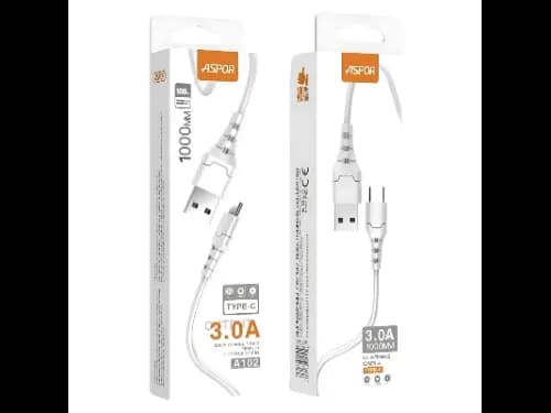 Aspor A102 1M 3.0A Quick Charge & Data Cable for Type-C (2)