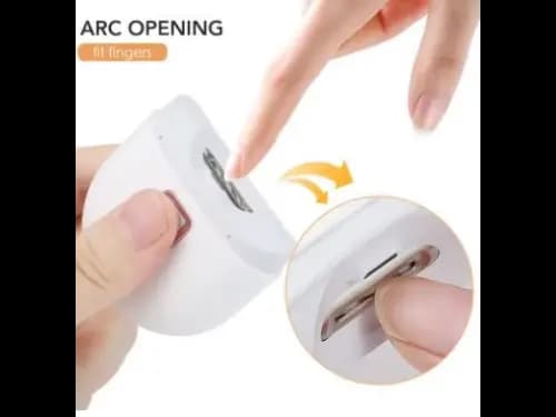 Electric Automatic Nail Clipper Manicure Nail Trimmer -  Finger Toe Scissors Pedicure Thick Nails Cutter Sharpener (4)