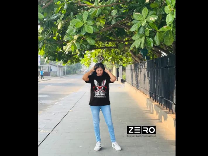 Printed Ladies High Quality Oversized Baggy Short Sleeve T-Shirts (3)