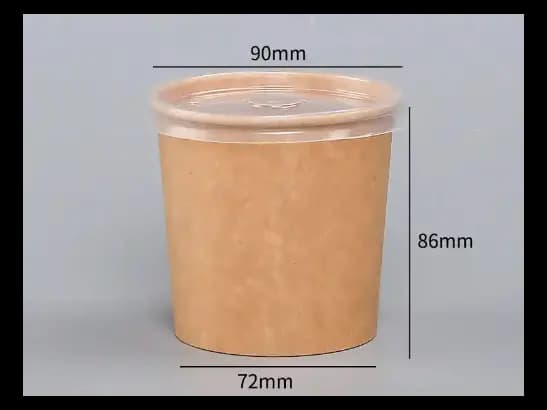 Disposable paper soup cup(12A-97mm) (2)
