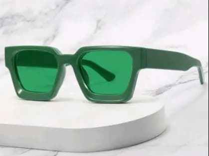 Super Soft & Comfortable SG02156 Silver Frame Free Size Sunglasses