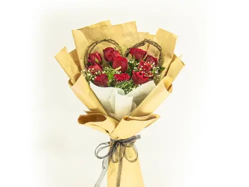 11 Red Roses  Elegance Bouquet - MFB254