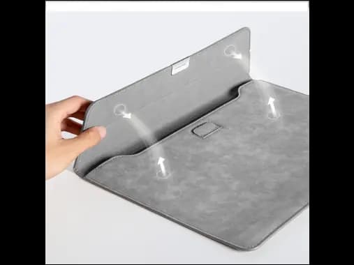 Ugreen (20432) 14″ Laptop Sleeve With Stand - Gray (2)