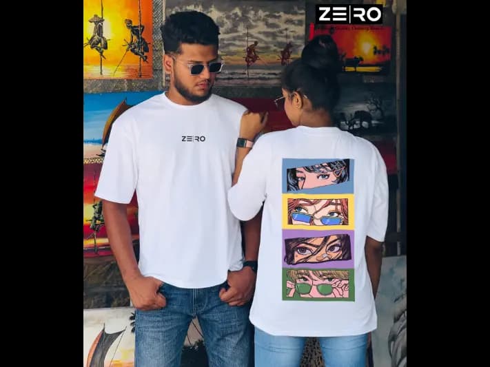 Printed Men's Comfortable High Quality Oversized Baggy Short Sleeve T-Shirts (3)