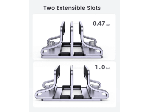 UGREEN Vertical Laptop Stand (Dual-slot) - 60643 (2)