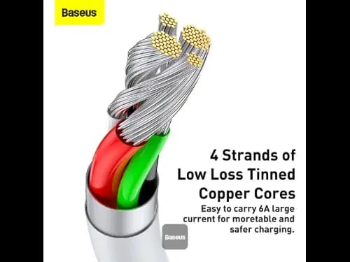 Baseus Superior Series Fast Charging Data Cable USB to Type-C 66W 1M - White (7)