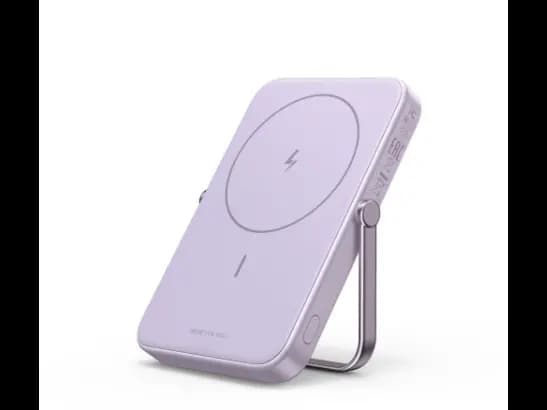 UGREEN 5000mAh Magnetic Wireless Power Bank Space Grey and Purple - PB571 (6)