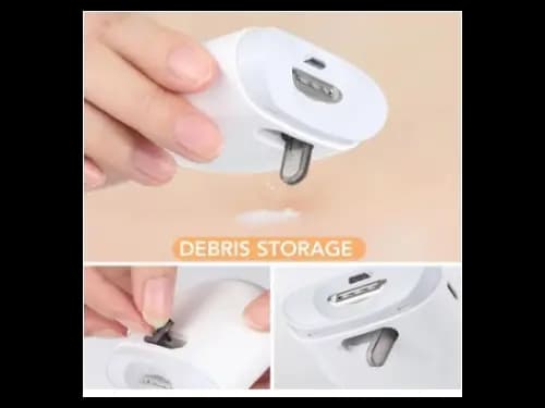 Electric Automatic Nail Clipper Manicure Nail Trimmer -  Finger Toe Scissors Pedicure Thick Nails Cutter Sharpener (6)