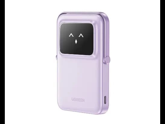 UGREEN 5000mAh Magnetic Wireless Power Bank Space Grey and Purple - PB571 (5)