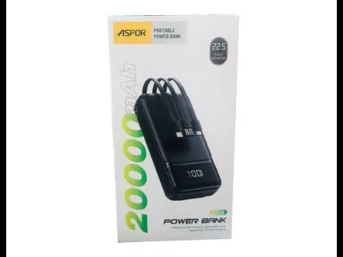 Aspor A316 20000mAh 22.5W Power Bank With PD Charging (2)