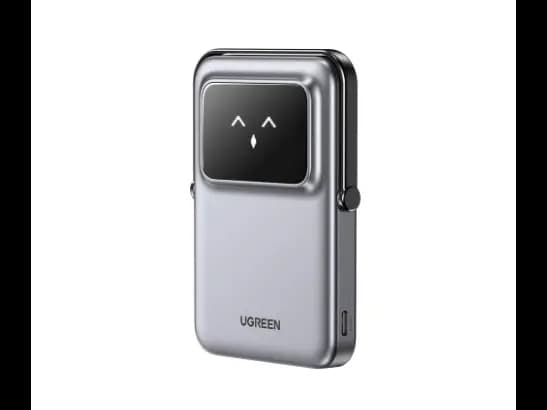 UGREEN 5000mAh Magnetic Wireless Power Bank Space Grey and Purple - PB571 (2)