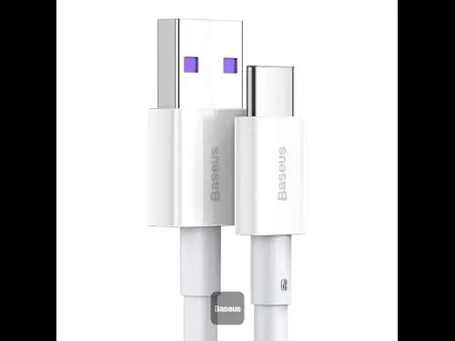 Baseus Superior Series Fast Charging Data Cable USB to Type-C 66W 1M - White (2)