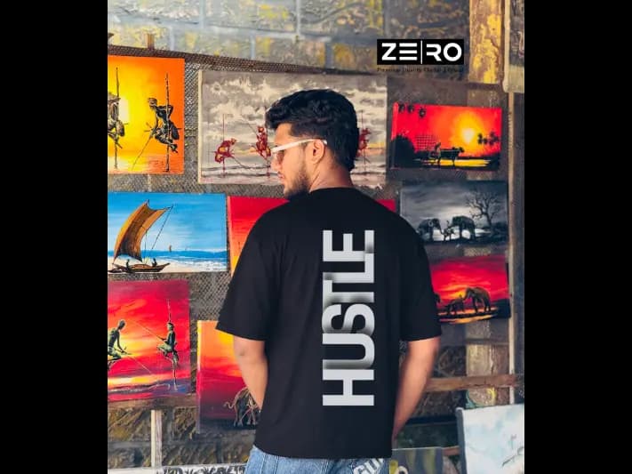Printed Men's Comfortable High Quality Oversized Baggy Short Sleeve T-Shirts (3)