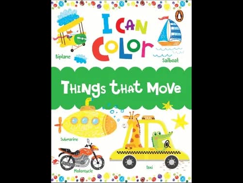 I Can Color: Things that Move - 9789815127621