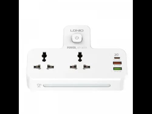 LDNIO SC2311 20W 3-Port USB Charger Extension Power Strip