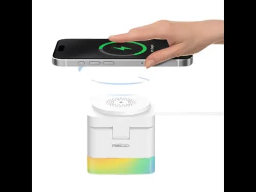 Recci RCW-46 4 in 1 Wireless Charger – White (5)