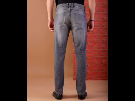 Men Lightly Washed Slim Fit Jeans (4)