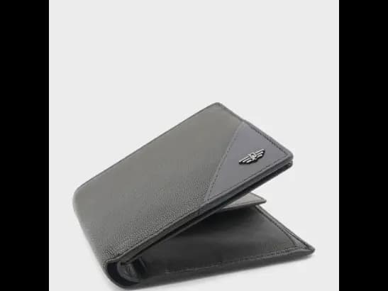 Bi-Fold Wallet with Metal Accent (3)