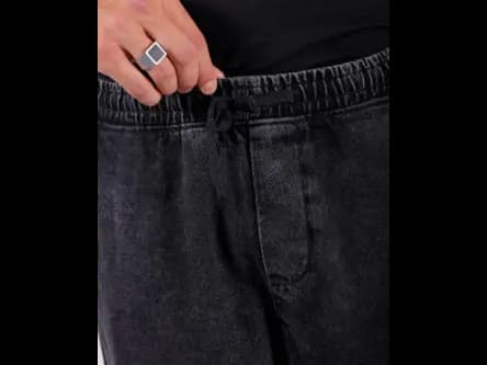 Men Mid-Wash Barrel Loose Fit Jeans (3)