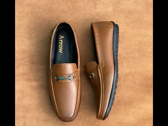 Men’s Tan Cow Leather Casual Loafer (2)