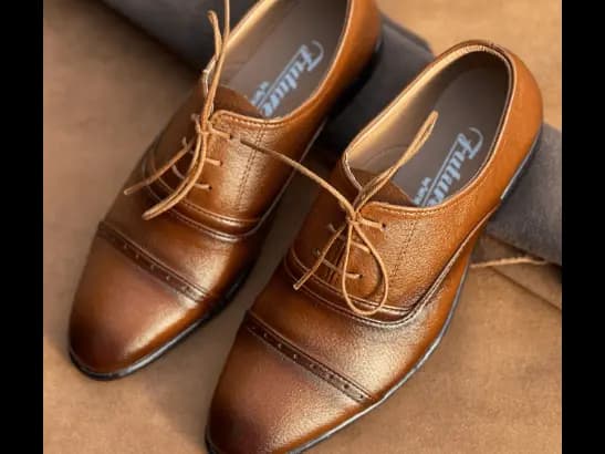 Men’s Oxford Two-Tone Tan Shoe