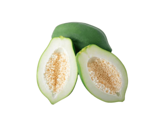 Raw papaya