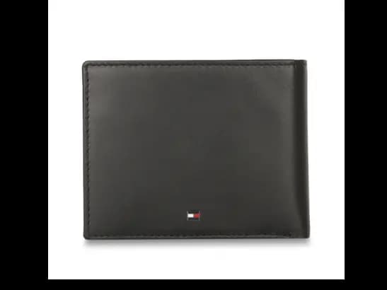 Brand Debossed Leather Bi-Fold Wallet (3)