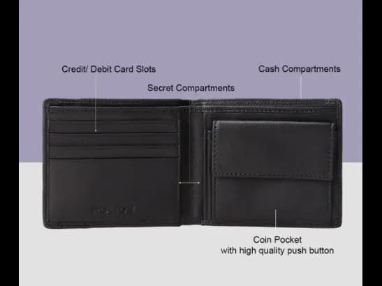 Brand Embossed Bi-Fold Wallet (4)