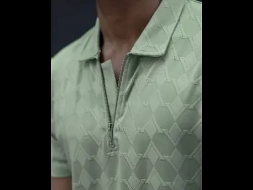 Men Polo Collar Slim Fit T-shirt (2)