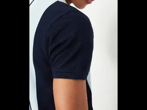 Men Colourblock Slim Fit Polo T-Shirt (4)