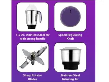 Abans 2 IN 1 Mixer Grinder 500W - Neo Crush (2)