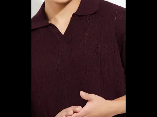 Men Cotton Regular Fit Polo T-Shirt (3)