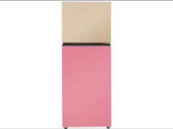 Haier Vouge Series 328L No Frost Double Door Inverter Refrigerator Cream Pink