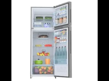 Haier 240L No Frost Double Door Inverter Refrigerator - Red Metallic Silver (4)