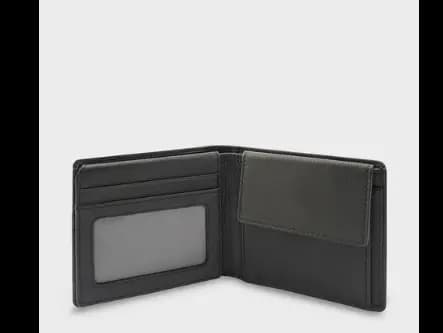 Bi-Fold Wallet with Metal Accent (7)