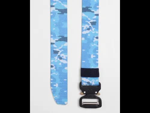 Men Camouflage Print Webbed Wide Belt (3)