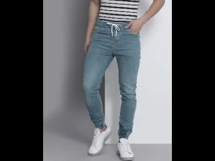 Lightly Washed Slim Fit Jogger Jeans (2)