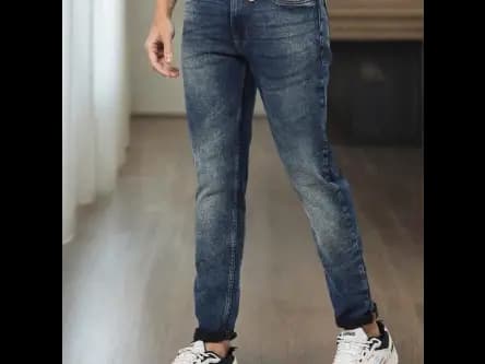 Lightly Washed Slim Fit Jeans