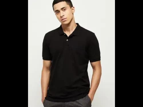Slim Fit Polo T-shirt with Contrast Tipping